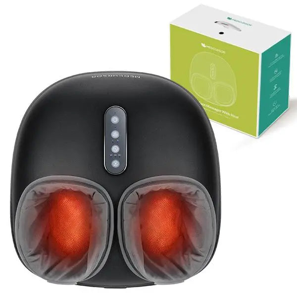 Thermal Foot Massager with Deep Kneading, Air Compression & Foot Rollers